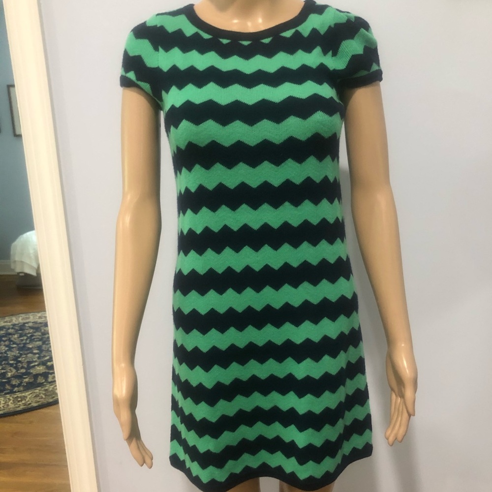 Lily Pulitzer Knit A-Line Chevron Dress